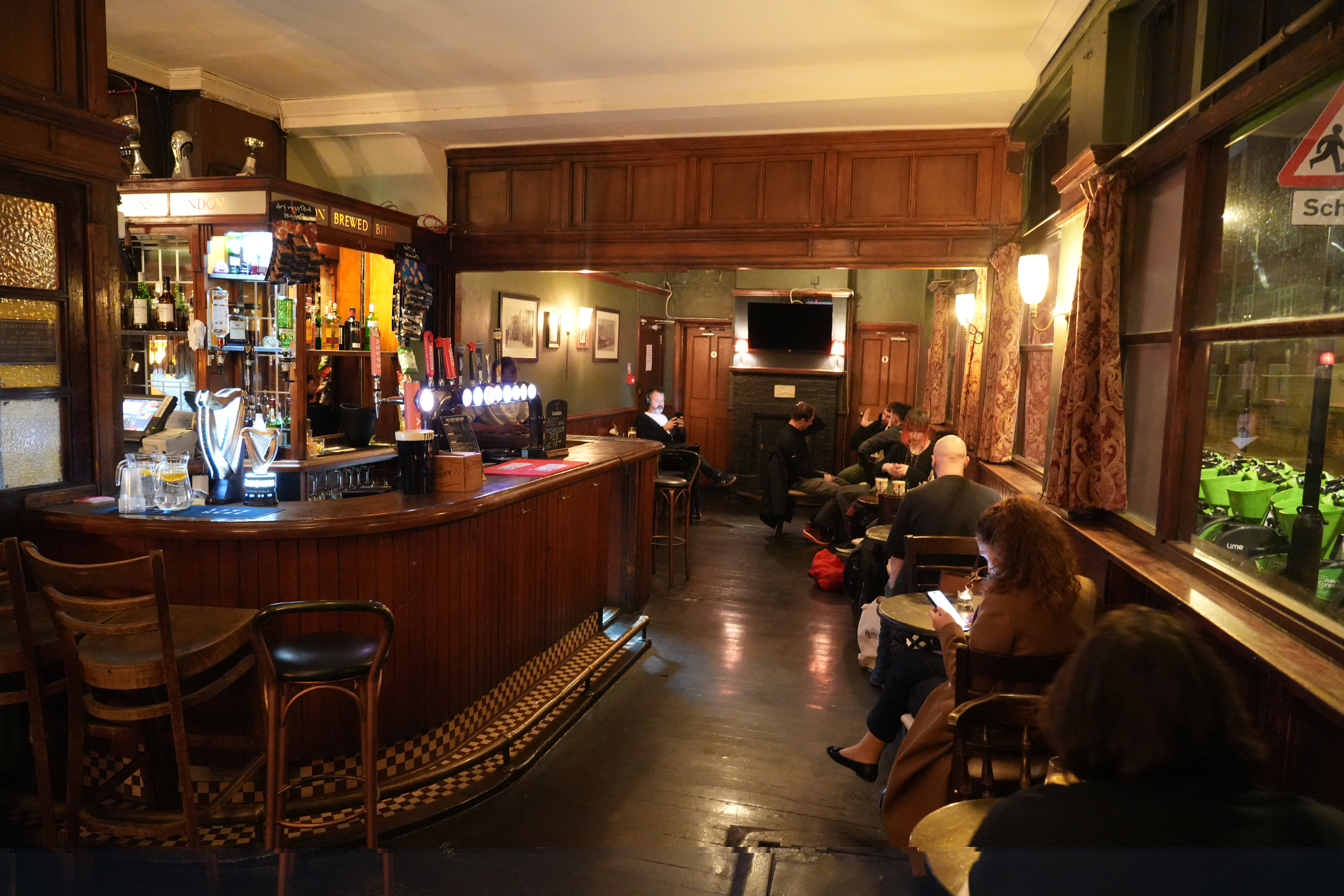 The Stag's Head pub interior